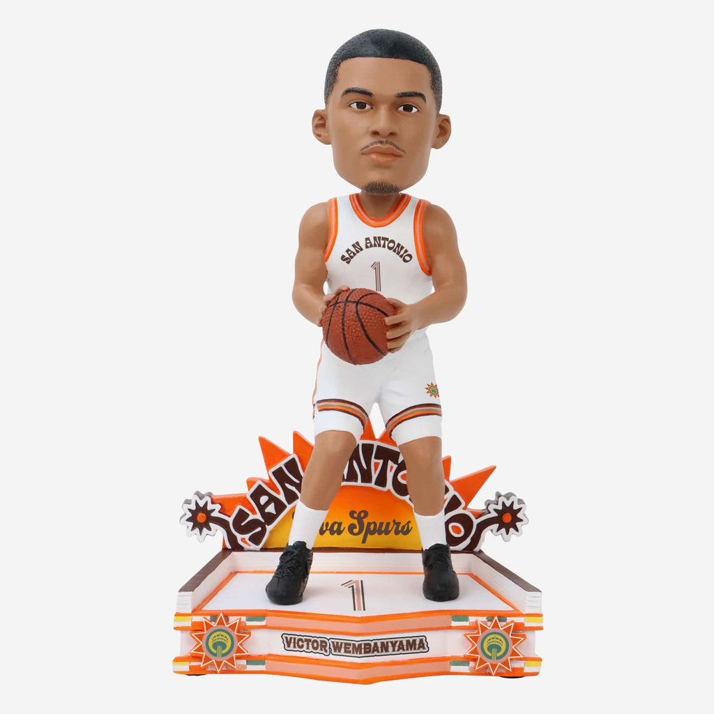 Victor Wembanyama San Antonio Spurs 2024 City Jersey Bobblehead FOCO - FOCO.com