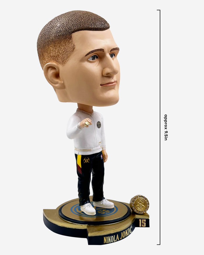 Nikola Jokic Denver Nuggets Opening Day Jumpsuit Bighead Bobblehead FOCO - FOCO.com