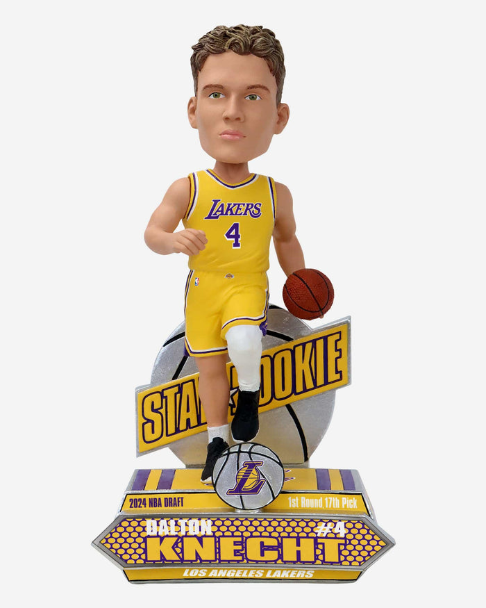 Dalton Knecht Los Angeles Lakers 2024 Rookie Series Bobblehead FOCO - FOCO.com