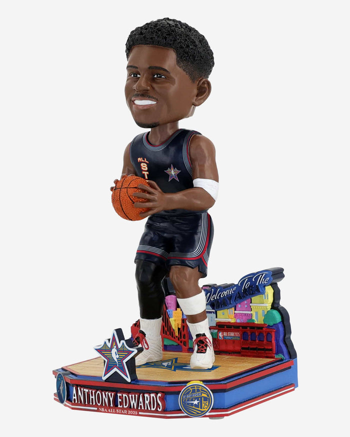 Anthony Edwards Minnesota Timberwolves 2025 NBA All-Star Bobblehead FOCO - FOCO.com