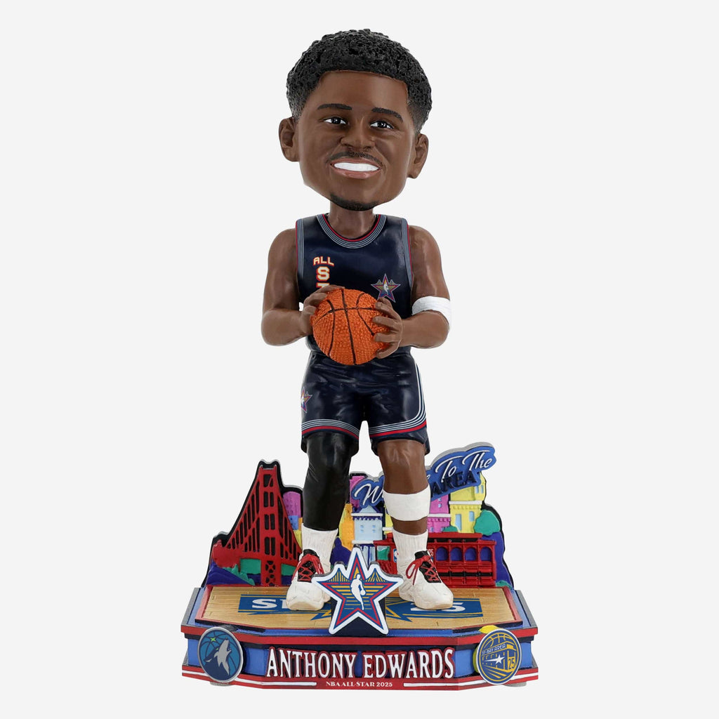 Anthony Edwards Minnesota Timberwolves 2025 NBA All-Star Bobblehead FOCO - FOCO.com