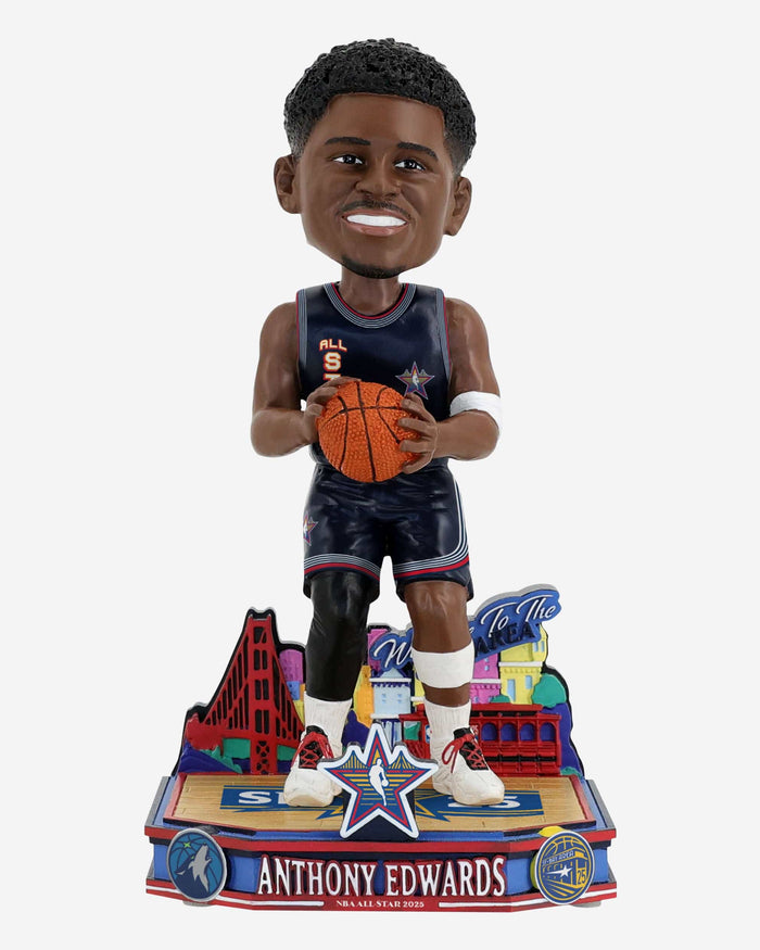 Anthony Edwards Minnesota Timberwolves 2025 NBA All-Star Bobblehead FOCO - FOCO.com