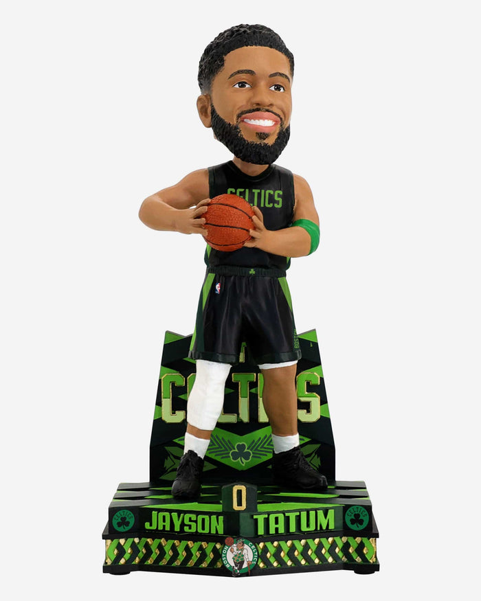 Jayson Tatum Boston Celtics 2025 City Jersey Bobblehead FOCO - FOCO.com