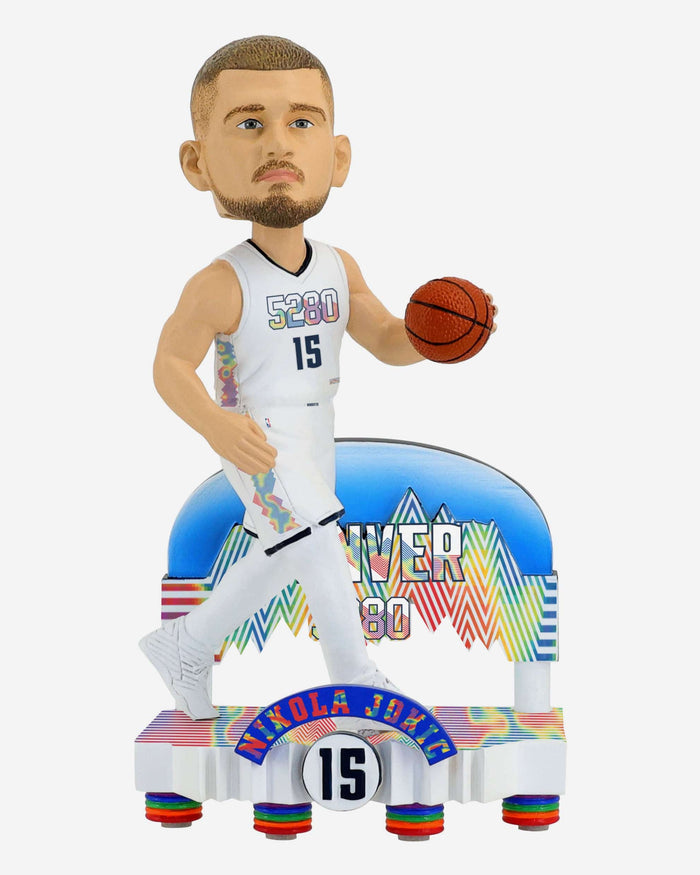 Nikola Jokic Denver Nuggets 2025 City Jersey Bobblehead FOCO - FOCO.com