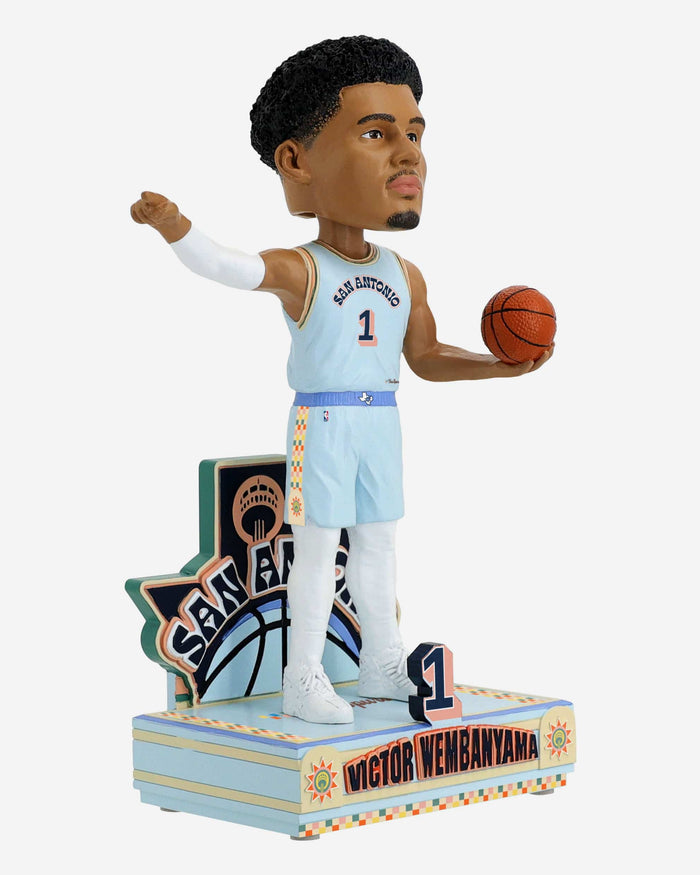 Victor Wembanyama San Antonio Spurs 2025 City Jersey Bobblehead FOCO - FOCO.com