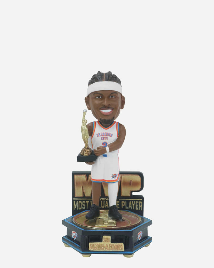 Shai Gilgeous-Alexander Oklahoma City Thunder 2025 MVP Mini Bobblehead FOCO - FOCO.com