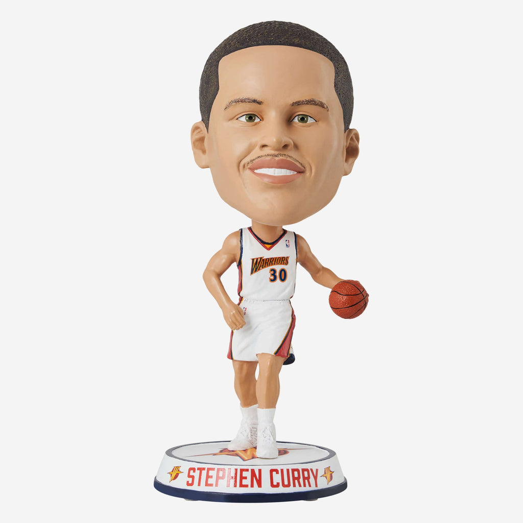 Steph Curry Golden State Warriors Retro Jersey Bighead Bobblehead FOCO - FOCO.com