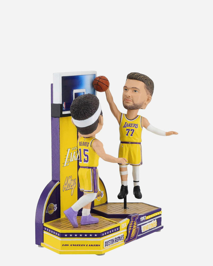 Luka Doncic & Austin Reeves Los Angeles Lakers Alley Oop Bobblehead FOCO - FOCO.com