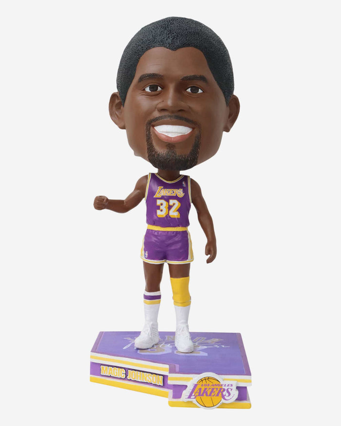 Magic Johnson Los Angeles Lakers Legendary Rivalry Bighead Bobblehead FOCO - FOCO.com