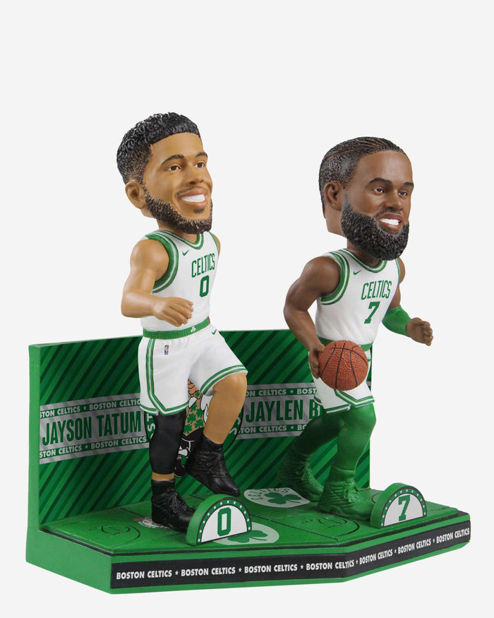 Jayson Tatum & Jaylen Brown Boston Celtics Bobblemate Dual Bobblehead FOCO - FOCO.com