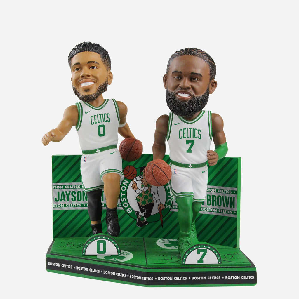 Jayson Tatum & Jaylen Brown Boston Celtics Bobblemate Dual Bobblehead FOCO - FOCO.com
