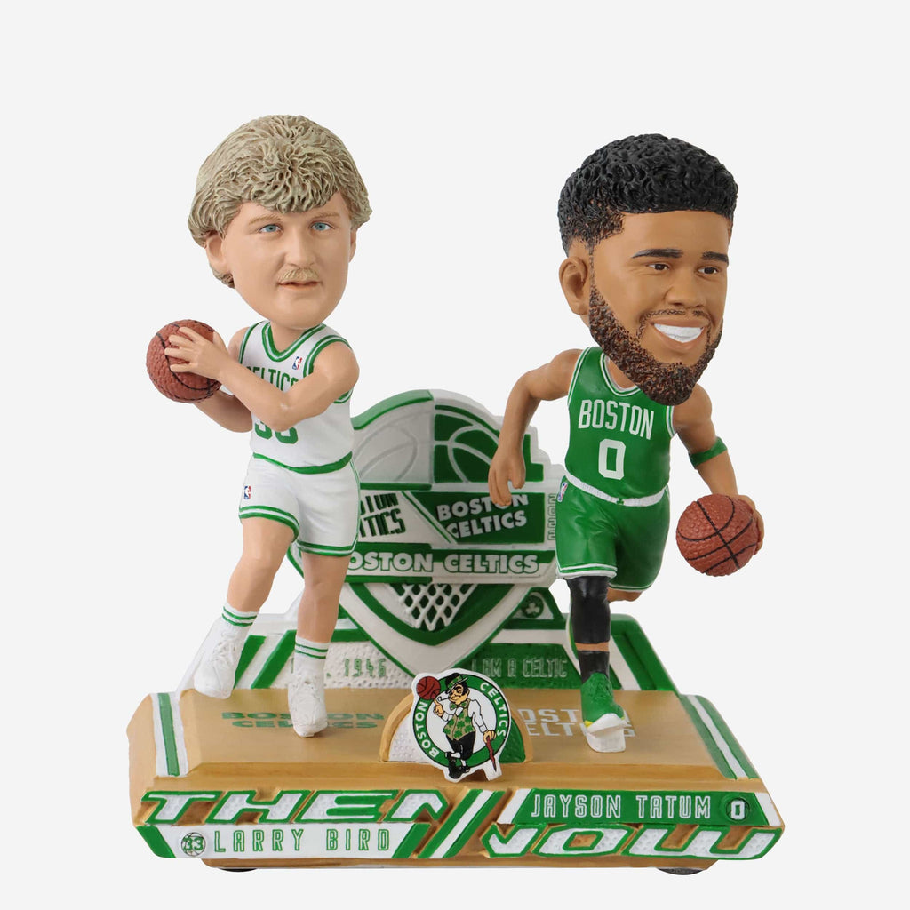 Larry Bird & Jayson Tatum Boston Celtics Then And Now Bobblehead FOCO - FOCO.com