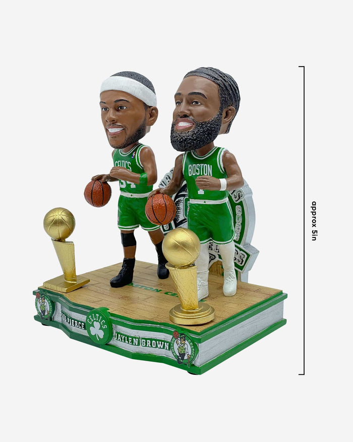 Paul Pierce & Jaylen Brown Boston Celtics NBA Champions Then and Now Bobblehead FOCO - FOCO.com