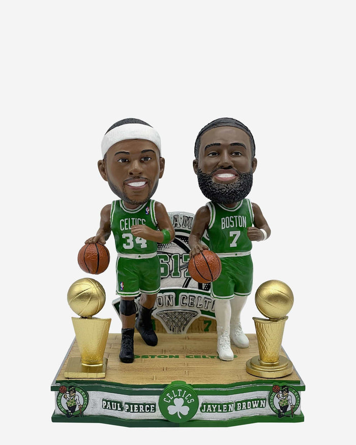 Paul Pierce & Jaylen Brown Boston Celtics NBA Champions Then and Now Bobblehead FOCO - FOCO.com