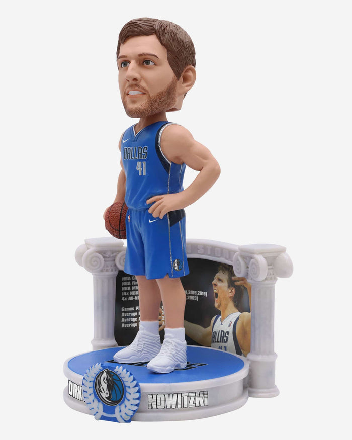 Dirk Nowitzki Dallas Mavericks Career Retrospective Bobblehead FOCO - FOCO.com