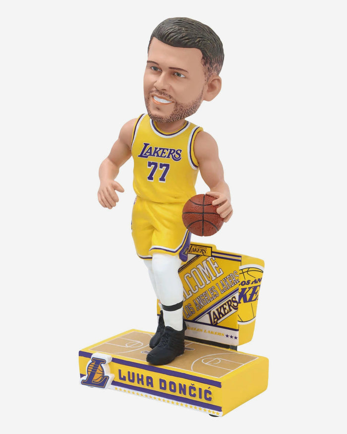 Luka Doncic Los Angeles Lakers Next Stop Bobblehead FOCO - FOCO.com