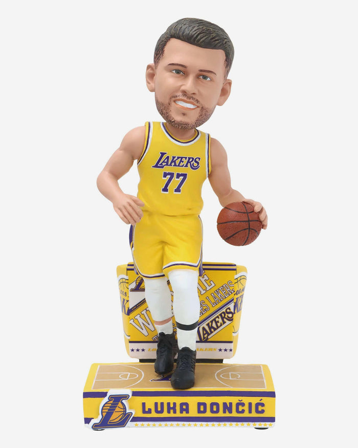 Luka Doncic Los Angeles Lakers Next Stop Bobblehead FOCO - FOCO.com