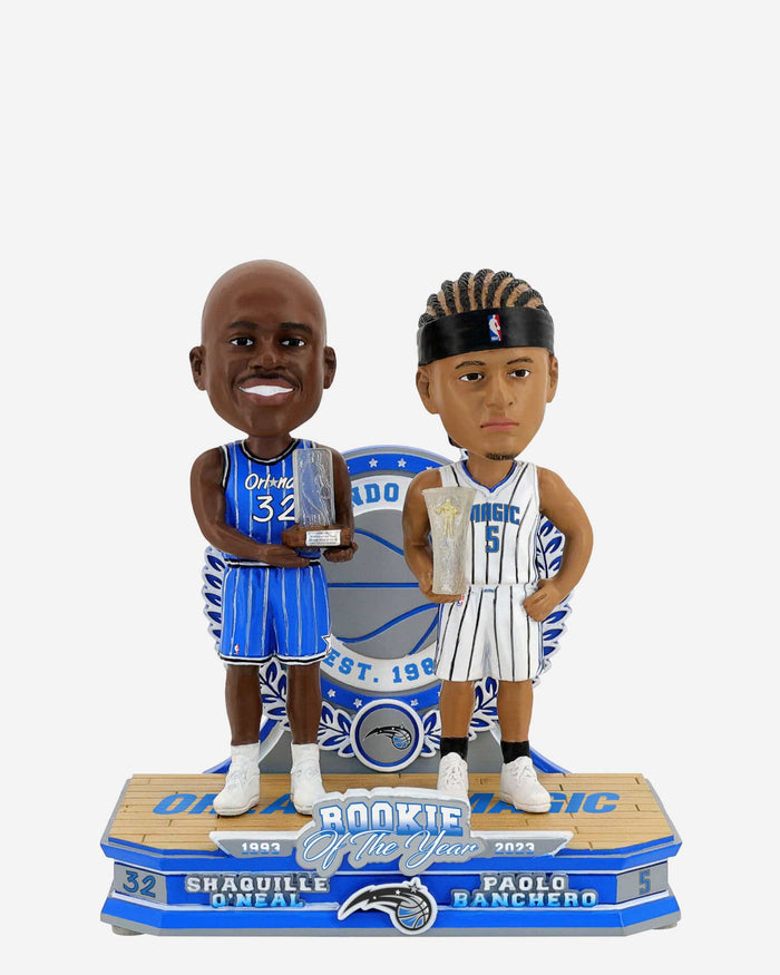 Shaquille O'Neal & Paolo Banchero Orlando Magic Rookie of the Year Then and Now Bobblehead FOCO - FOCO.com