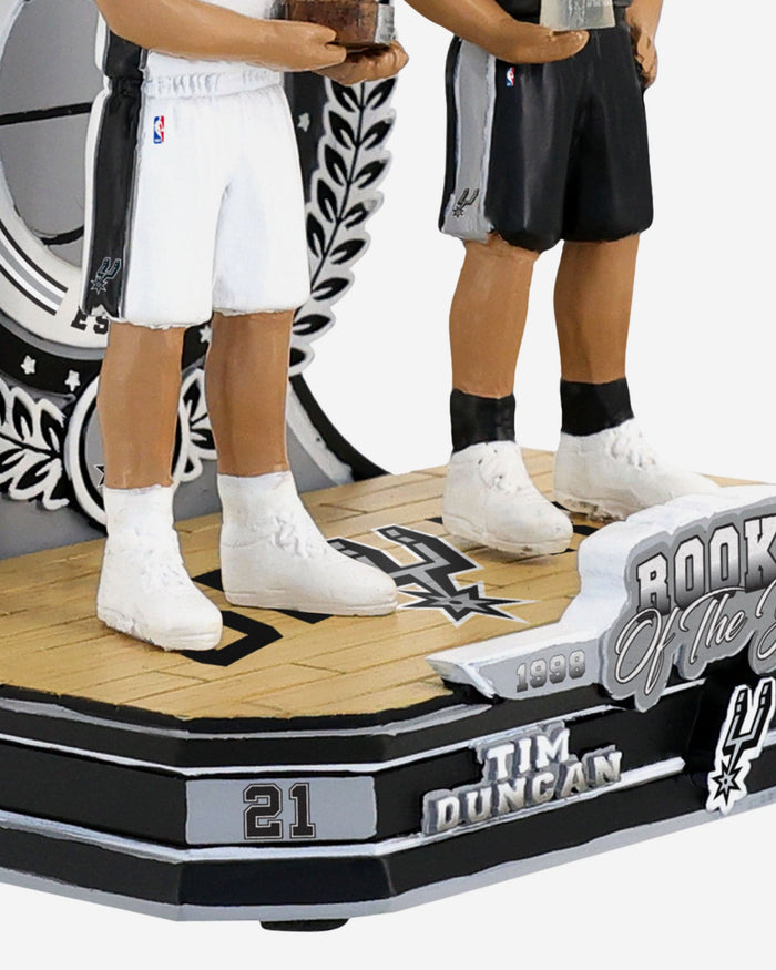 Tim Duncan & Victor Wembanyama San Antonio Spurs Rookie of the Year Then and Now Bobblehead FOCO - FOCO.com