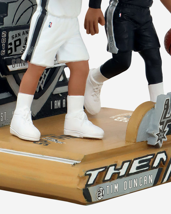 Tim Duncan & Victor Wembanyama San Antonio Spurs Then and Now Bobblehead FOCO - FOCO.com