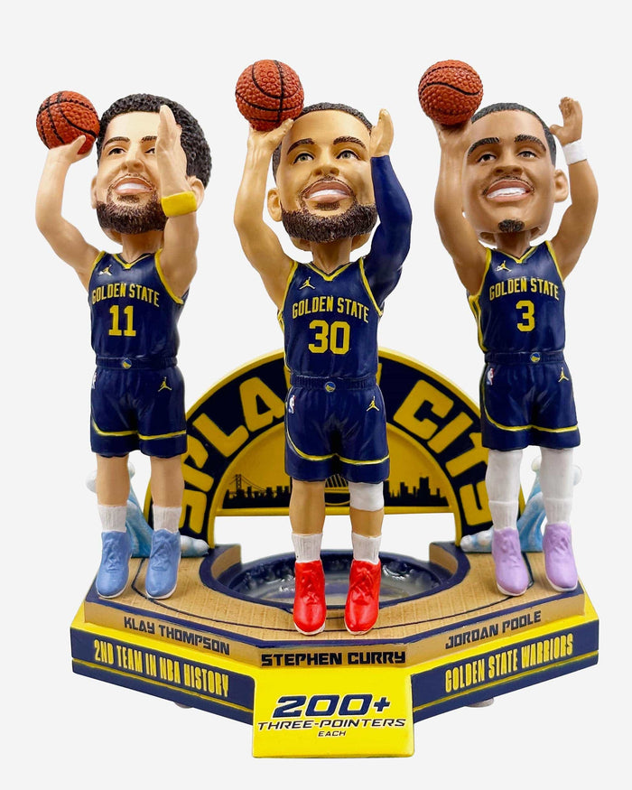Golden State Warriors Splash City Mini Bobblehead Scene FOCO - FOCO.com