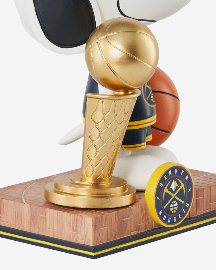 Denver Nuggets Snoopy Peanuts 2023 NBA Champions Trophy Bobblehead FOCO - FOCO.com