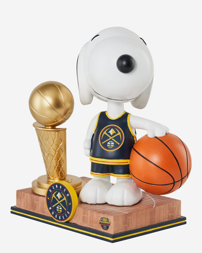 Denver Nuggets Snoopy Peanuts 2023 NBA Champions Trophy Bobblehead FOCO - FOCO.com