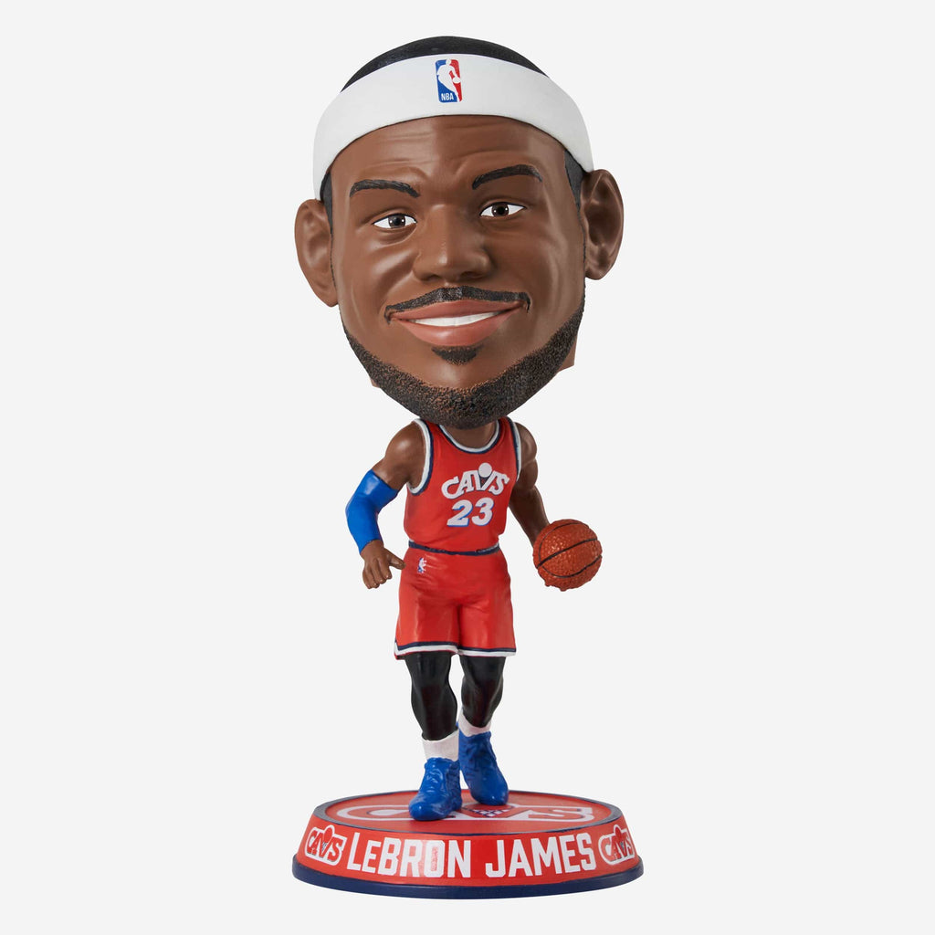 LeBron James Cleveland Cavaliers Retro Jersey Variant Bighead Bobblehead FOCO - FOCO.com