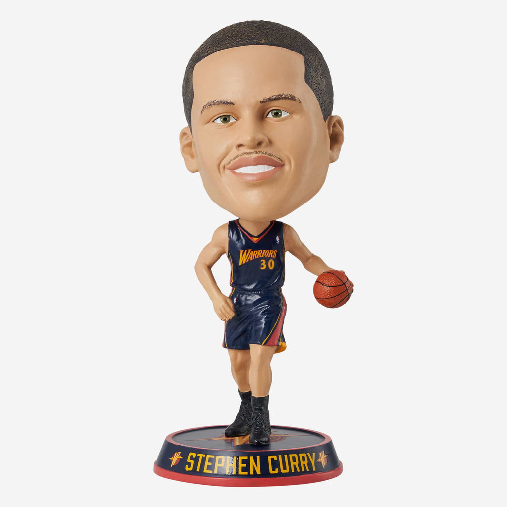 Steph Curry Golden State Warriors Retro Jersey Variant Bighead Bobblehead FOCO - FOCO.com