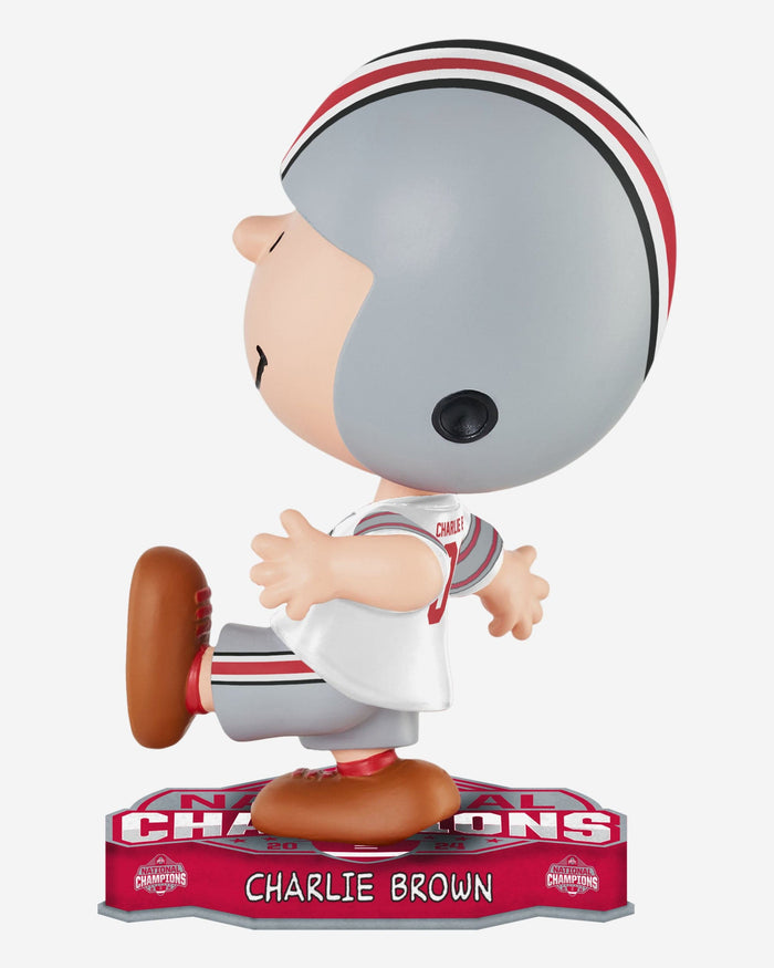 Ohio State Buckeyes 2024 Football National Champions Charlie Brown Peanuts Bighead Bobblehead FOCO - FOCO.com