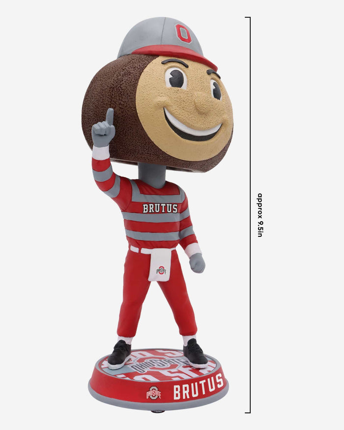 Brutus Buckeye Ohio State Buckeyes Field Stripe Mascot Bighead Bobblehead FOCO - FOCO.com