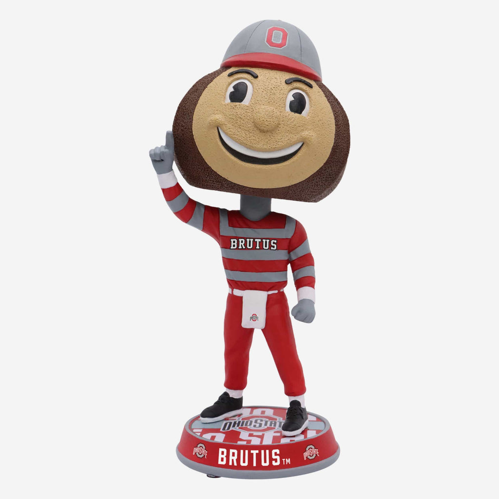 Brutus Buckeye Ohio State Buckeyes Field Stripe Mascot Bighead Bobblehead FOCO - FOCO.com