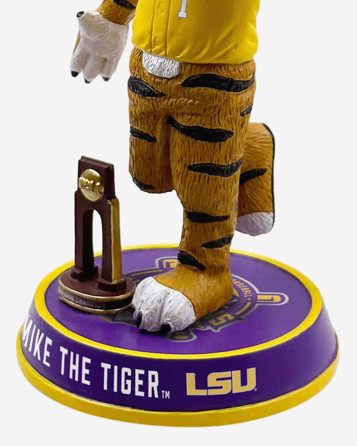 Mike the Tiger LSU Tigers 2023 Mens College World Series Champions Bighead Bobblehead FOCO - FOCO.com