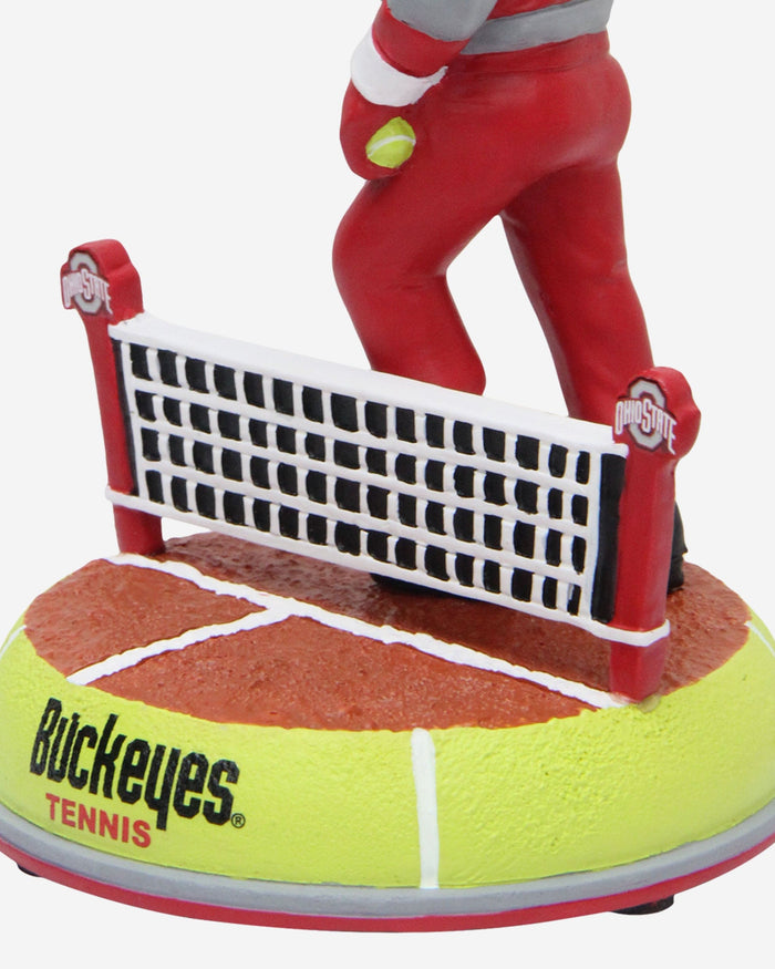 Brutus Buckeye Ohio State Buckeyes Tennis Mascot Bobblehead FOCO - FOCO.com