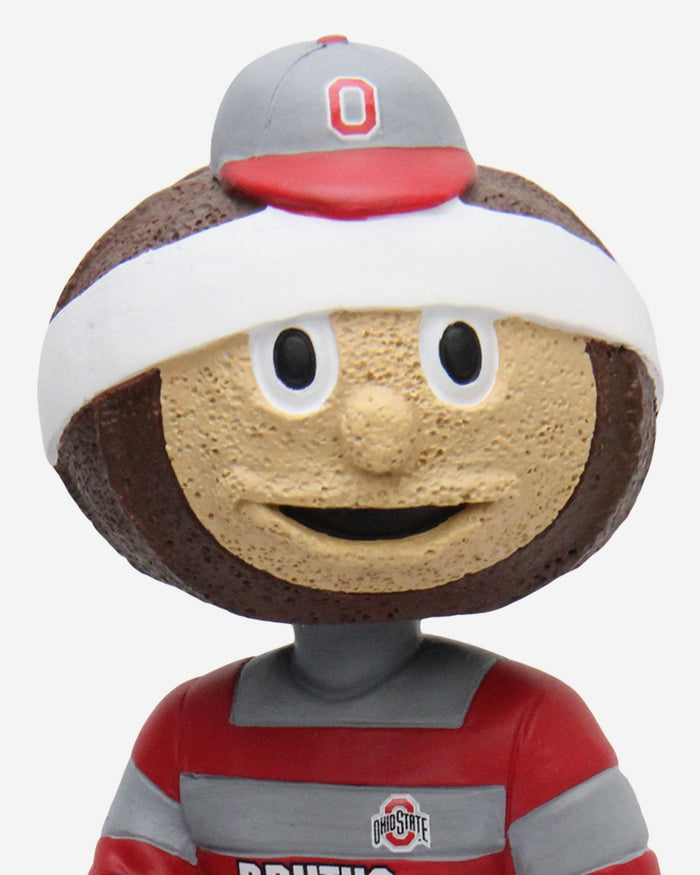 Brutus Buckeye Ohio State Buckeyes Tennis Mascot Bobblehead FOCO - FOCO.com