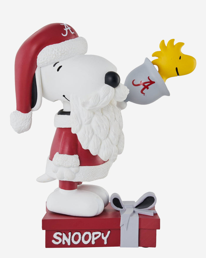 Alabama Crimson Tide Snoopy & Woodstock Peanuts Christmas Special Bobblehead FOCO - FOCO.com