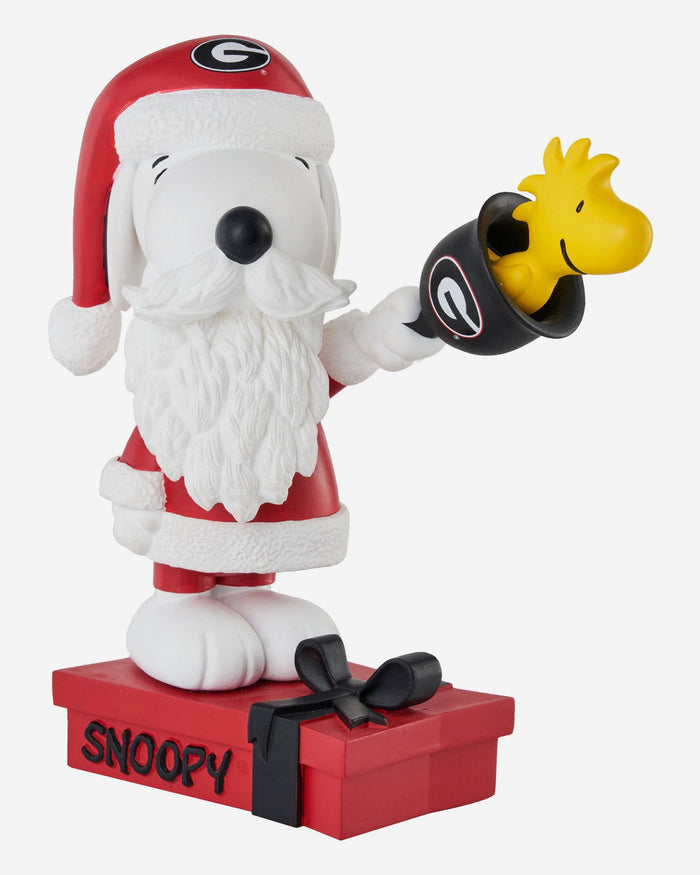 Georgia Bulldogs Snoopy & Woodstock Peanuts Christmas Special Bobblehead FOCO - FOCO.com