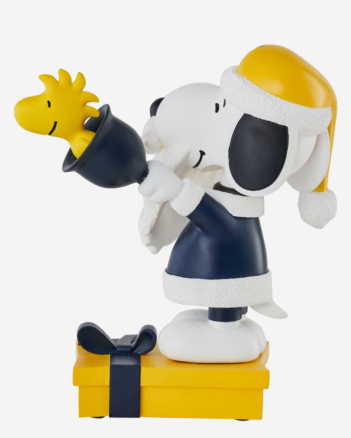 Michigan Wolverines Snoopy & Woodstock Peanuts Christmas Special Bobblehead FOCO - FOCO.com