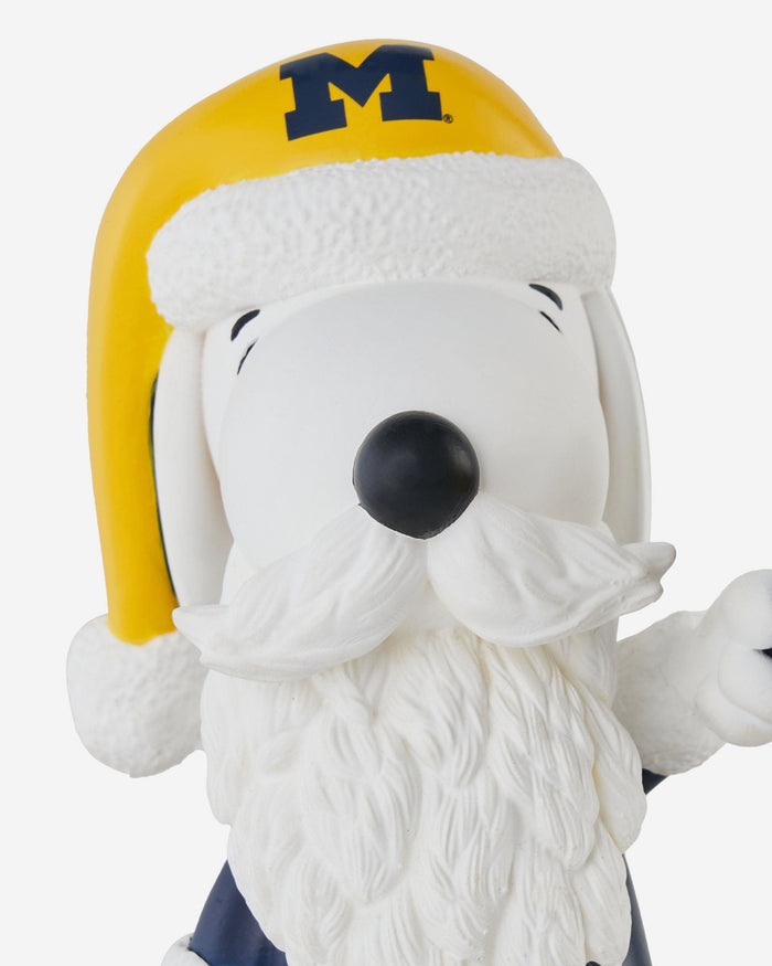 Michigan Wolverines Snoopy & Woodstock Peanuts Christmas Special Bobblehead FOCO - FOCO.com