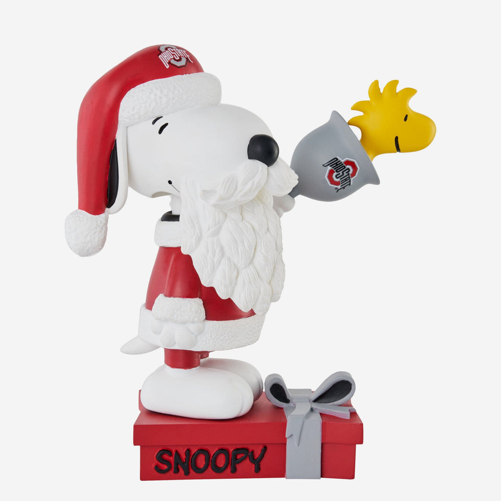 Ohio State Buckeyes Snoopy & Woodstock Peanuts Christmas Special Bobblehead FOCO - FOCO.com