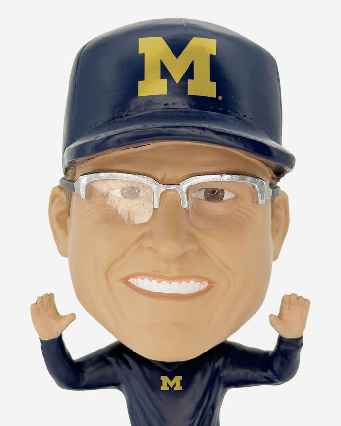 Jim Harbaugh Michigan Wolverines Field Stripe Bighead Bobblehead FOCO - FOCO.com