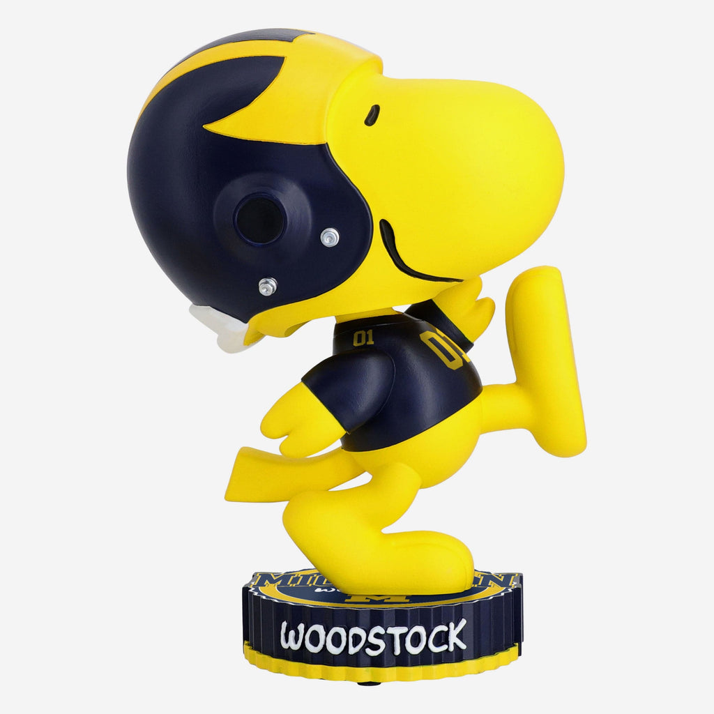 Michigan Wolverines Woodstock Peanuts Bighead Bobblehead FOCO - FOCO.com