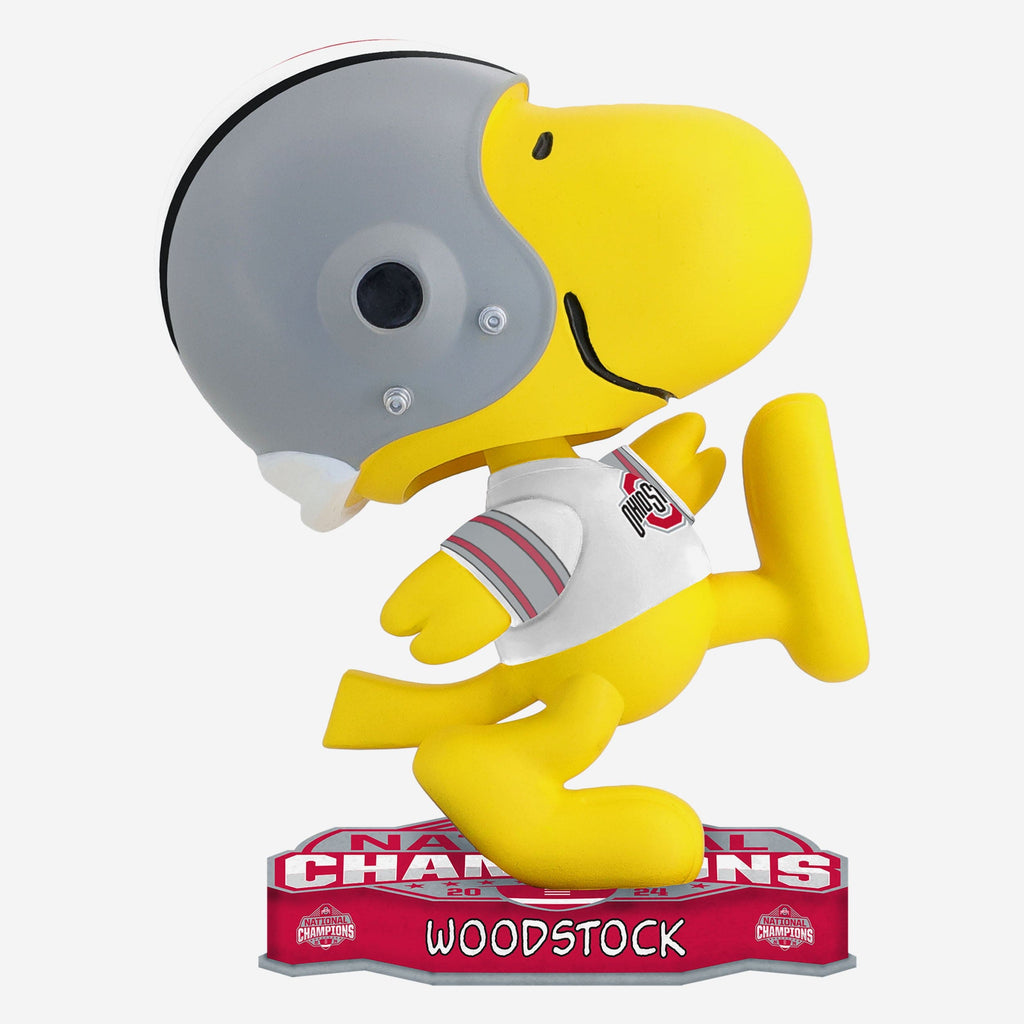 Ohio State Buckeyes 2024 Football National Champions Woodstock Peanuts Bighead Bobblehead FOCO - FOCO.com