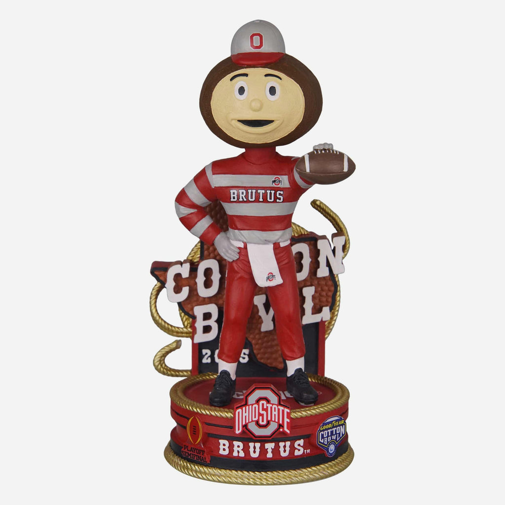 Ohio State Buckeyes Cotton Bowl Winner Mascot Bobblehead FOCO - FOCO.com
