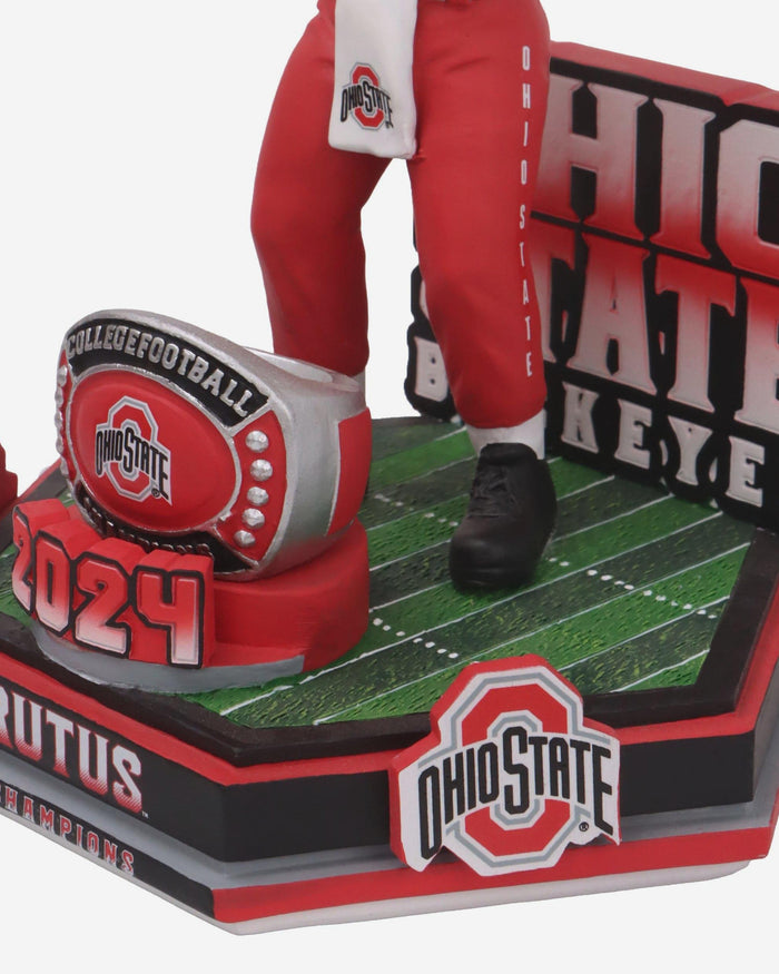 Brutus Buckeye Ohio State Football National Champions 2024 Decades Of Excellence Bobblehead FOCO - FOCO.com