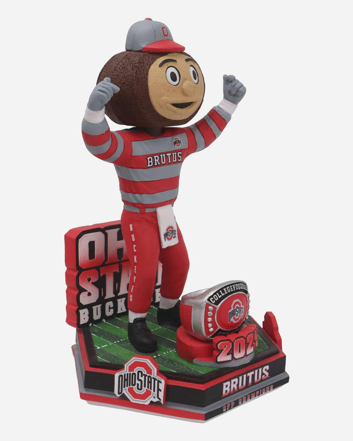 Brutus Buckeye Ohio State Football National Champions 2024 Decades Of Excellence Bobblehead FOCO - FOCO.com