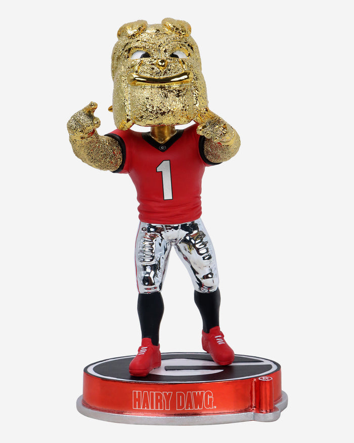 Hairy Dawg Georgia Bulldogs Electroplated Mascot Bobblehead FOCO - FOCO.com