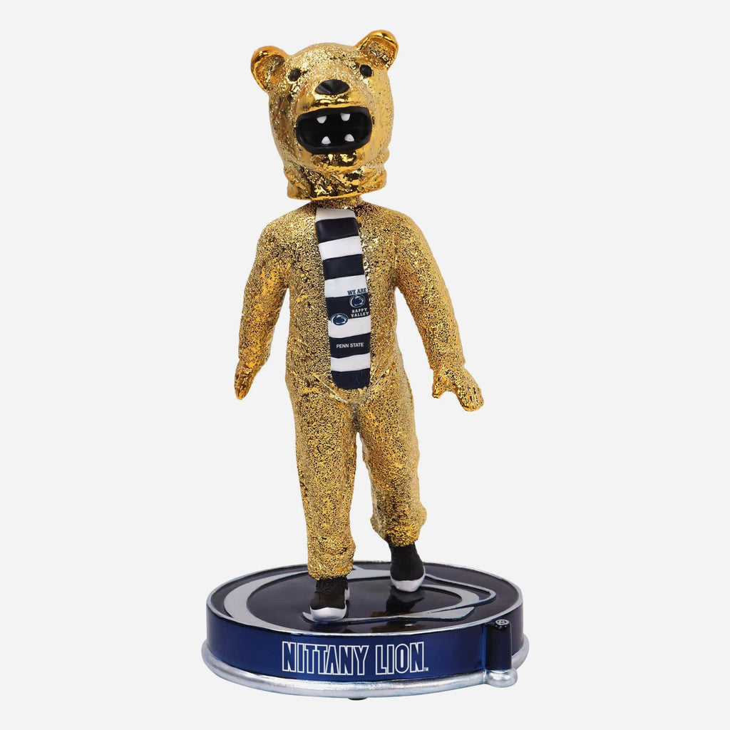 Nittany Lion Penn State Nittany Lions Electroplated Edition Mascot Bobblehead FOCO - FOCO.com