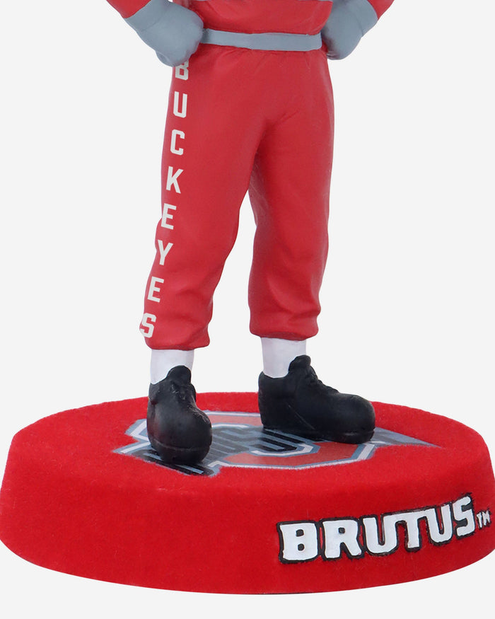 Brutus Buckeye Ohio State Buckeyes Fuzzy Fur Mascot Bobblehead FOCO - FOCO.com