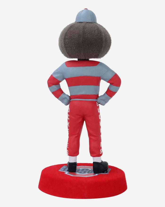 Brutus Buckeye Ohio State Buckeyes Fuzzy Fur Mascot Bobblehead FOCO - FOCO.com